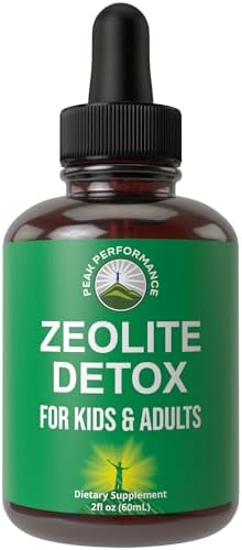 Detoxificación de Zeolita para Niños y Adultos con Cilantro - Mineral Volcánico de Idaho, EE. UU. - Gotas Líquidas de Zeolita Clinoptilolita para - imagen 1