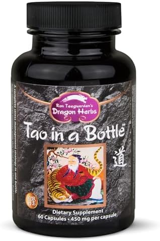 Dragon Herbs - Tao en una Botella Cápsulas | Suplemento Herbal para Apoyar Estrés, Ánimo, Concentración y Adaptabilidad (60 Cápsulas, 450 mg Cada Una) - imagen 1