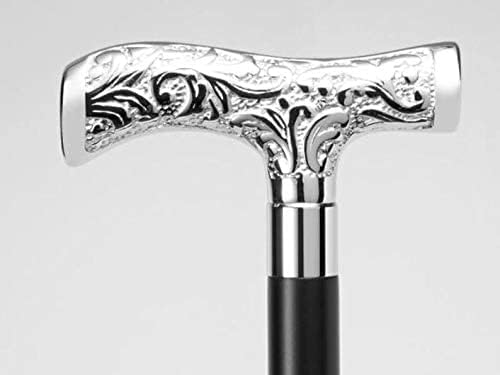 Bastón de Paseo Riylox en Bronce Antiguo con Mango de Bronce y Plata - Bastón Elegante para Hombres y Mujeres, Ideal como Regalo - imagen 2