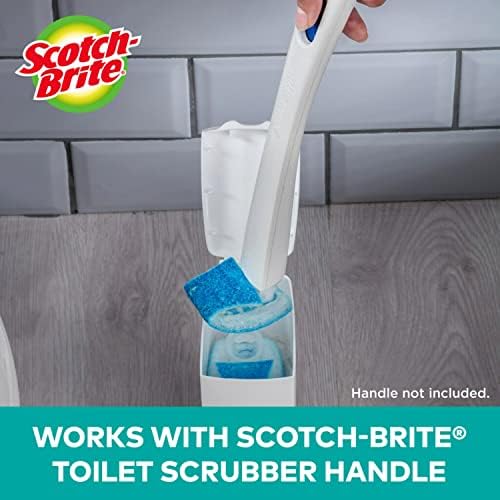 Recargas desechables Scotch-Brite para el sistema de limpieza de inodoros | Elimina óxido y manchas de agua dura | 30 recargas desechables - imagen 2