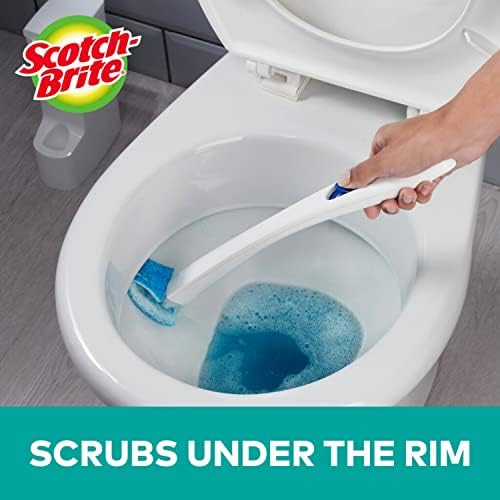 Recargas desechables Scotch-Brite para el sistema de limpieza de inodoros | Elimina óxido y manchas de agua dura | 30 recargas desechables - imagen 3