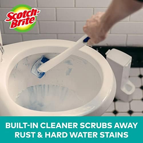 Recargas desechables Scotch-Brite para el sistema de limpieza de inodoros | Elimina óxido y manchas de agua dura | 30 recargas desechables - imagen 4