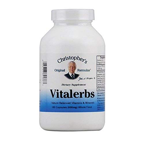 Vitalerbs de Christopher's Original Formulas, Suplemento Herbal Rico en Nutrientes, 180 Cápsulas Veganas - imagen 5