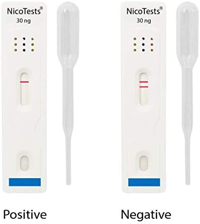 Prueba de Nicotina en Saliva para Fumar/Vapear/Pouches/Snus 30 ng - Paquete de 5 por NicoTests® - imagen 3