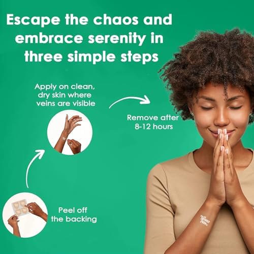 Parche Relax & Let Go de The Friendly Patch - Parches Calmantes con Ashwagandha, GABA y Gotu Kola - Antes conocidos como Parches Zen, 28 días - imagen 8