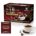 Café Instantáneo Negro Energético Herbal para Hombres con Maca, Tongkat Ali, Epimedium y Ginseng – Aumenta Enfoque, Energía y Resistencia – 20 Sobres - imagen 1