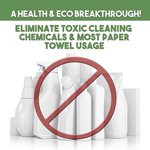 Toallas Nano Life Miracle - El asombroso paño ecológico que limpia prácticamente cualquier superficie solo con agua. Sin más toallas de papel ni - imagen 6