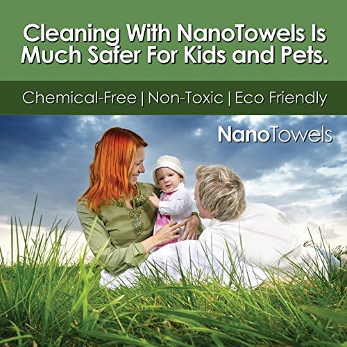 Toallas Nano Life Miracle - El asombroso paño ecológico que limpia prácticamente cualquier superficie solo con agua. Sin más toallas de papel ni - imagen 7