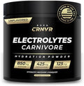 BORN CRNVR Carnivore Polvo de Electrolitos – Alto en Sodio (850mg) Sin Sabor | Sin Azúcar, Sin Rellenos | Reemplazo de Electrolitos para Keto y Ayuno - imagen 1