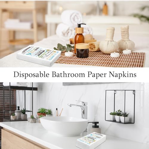 Servilletas de Papel Desechables Seajan de 200 Piezas para Baño, Toallas de Mano Decorativas para Fiestas, Bodas y Regalos de Anfitrión - imagen 5