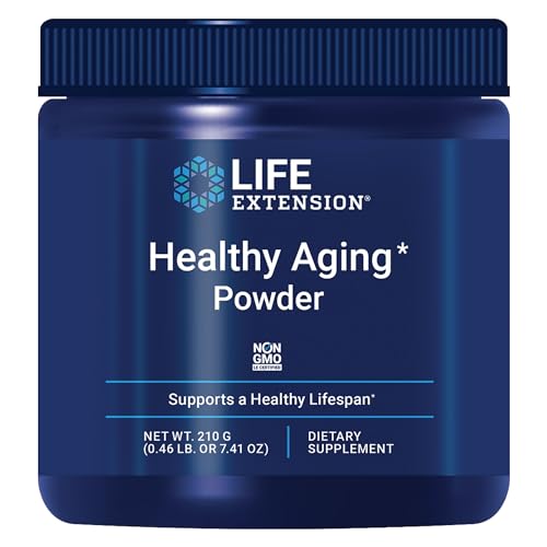 Life Extension Healthy Aging Powder, Suplemento para el Envejecimiento Saludable, Salud Cardiaca y Cerebral, 30 Porciones, Vegetariano, No GMO - imagen 4