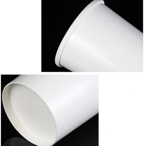 LyyGuanYoo 60 Piezas de Contenedores de Papel para Helado con Tapa, Tazón Desechable de 16 Oz para Postres y Sopas, Apto para Microondas, Color Blanco - imagen 4