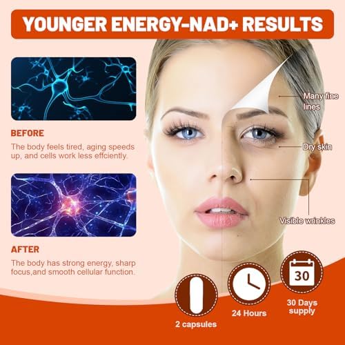 Suplemento de Resveratrol YBFQ para Energía y Piel - Potenciador Antienvejecimiento - Apoya la Salud Celular y la Concentración - 120 Cápsulas - imagen 3