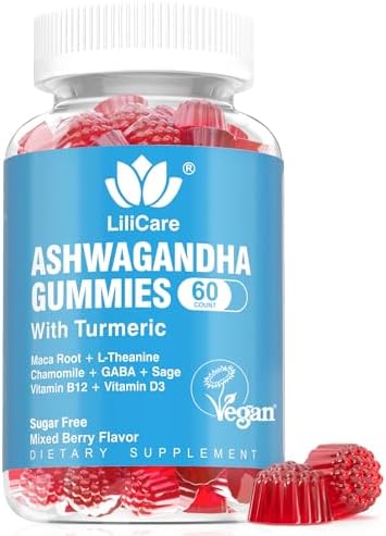 Gomitas de Ashwagandha EnvyDeal, 2000mg de Extracto Orgánico para Hombres y Mujeres - 60 Unidades - Suplemento de Mezcla de Ashwagandha - imagen 1