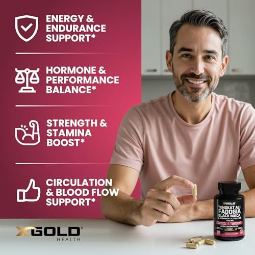 Complejo de Tongkat Ali + Fadogia Agrestis 1700mg con Maca Negra, L-Arginina y L-Citrulina, Aumentador de Óxido Nítrico, Energía y Rendimiento, 120 - imagen 4