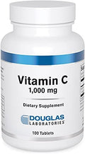 Suplemento Antioxidante de Vitamina C Hidrosoluble Douglas Laboratories para Apoyar la Función Inmunológica y la Cicatrización Normal | 100 Tabletas - imagen 1