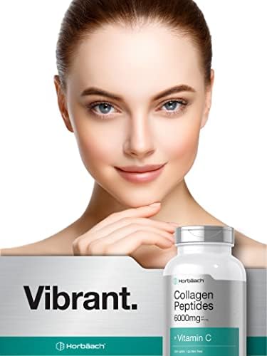 Colágeno Hidrolizado Horbäach 6000mg | 300 Tabletas | Con Vitamina C | Suplemento No Transgénico y Libre de Gluten - imagen 6