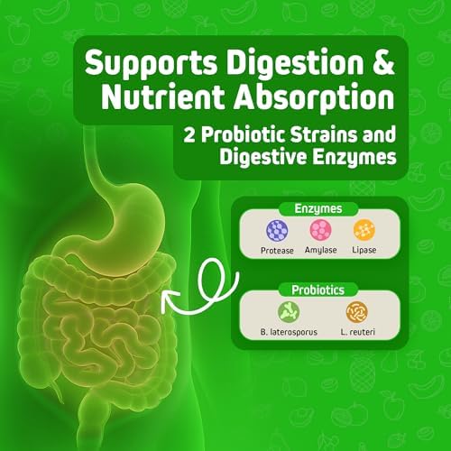Multivitamínico Herbtonics para Hombres y Mujeres – Vegano con Frutas, Verduras, Probióticos, CoQ10, Cúrcuma y Más – 120 Cápsulas - imagen 3