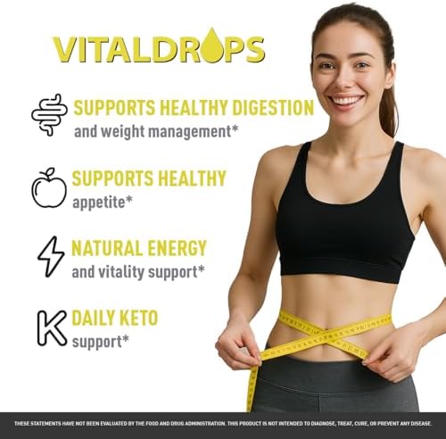 Vital Drops - Suplemento Líquido Premium Natural, Fórmula Avanzada de Vital Drops para Salud y Bienestar, 1 Botella para 1 Mes - imagen 2