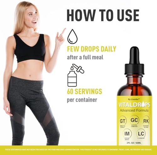 Vital Drops - Suplemento Líquido Premium Natural, Fórmula Avanzada de Vital Drops para Salud y Bienestar, 1 Botella para 1 Mes - imagen 4