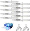 Gel Blanqueador de Dientes 44% Carbamida Peróxido - 10 Jeringas (3cc) + Luz LED Aceleradora + 2 Bandejas + Guía de Tonos + Instrucciones - imagen 1