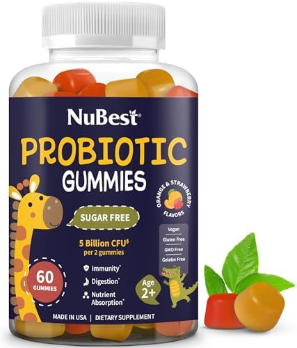 Gomitas Probióticas NuBest Diarias para Niños y Adolescentes con 5 Mil Millones de CFUs | Apoya la Salud Inmunológica, Digestiva y del Intestino | - imagen 1