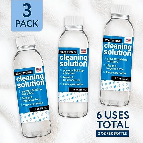 Solución de limpieza IMPRESA para sistemas de sueño compatible con ChiliPad, OOLER y Dock Pro - Paquete de 3, 2 Fl Oz - Sin fragancia, limpieza sin - imagen 4