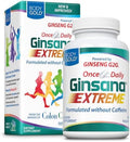 Body Gold Ginsana Energía | Extracto de Ginseng Panax con Mezcla Herbal Energizante para Enfoque y Resistencia | Schizandra, Eleuterococo y Té Verde - imagen 1