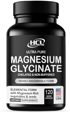 Cápsulas de Glicinato de Magnesio Puro - Suplemento de Magnesio Elemental 350mg - Alta Absorción y Pureza - Hecho en EE. UU. - imagen 1