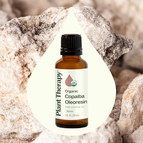 Aceite Esencial Orgánico de Copaiba Plant Therapy (Oleorresina de Copaiba), 30 mL (1 oz), 100% Puro, Sin Diluir, Ideal para el Cuidado Natural de la - imagen 3