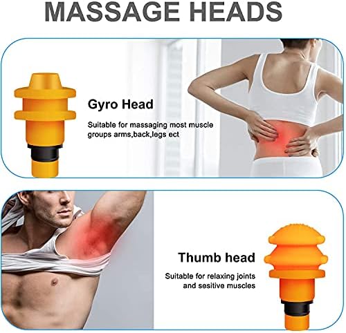Cabezas de Masaje para Hypervolt Go, Accesorios Reemplazables para Pistola de Masaje, 8 Cabezas para Masaje Muscular, Alivio de Dolor en Casa, - imagen 5