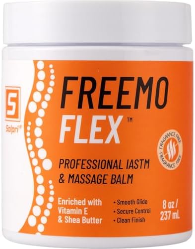 Crema Profesional Freemo Flex para Masaje IASTM, Terapia de Masaje y Fisioterapia – Bálsamo Emoliente para Herramientas y Manos – con Vitamina E y - imagen 1