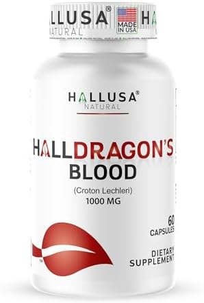 Cápsulas de Sangre de Dragón 1000mg, Extracto de Croton Lechleri, Soporte Natural para Digestión, Cicatrización de Piel, 60 Contadores - imagen 1