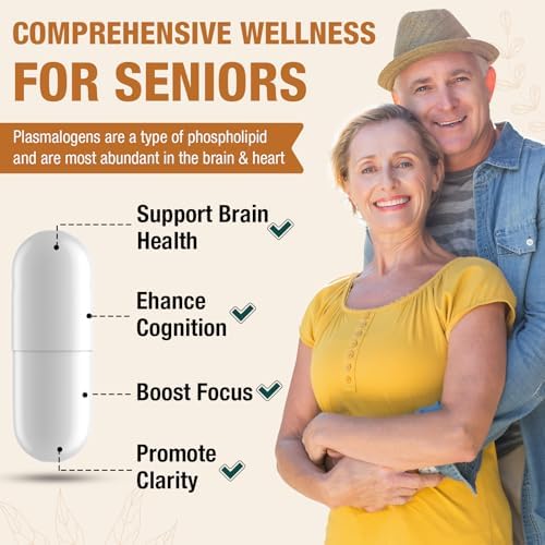 Suplementos Liposomales para el Cerebro - Plasmalógeno con Cúrcuma y Vitamina E para Mejor Absorción - Salud Cognitiva para Adultos y Mayores, 60 - imagen 5