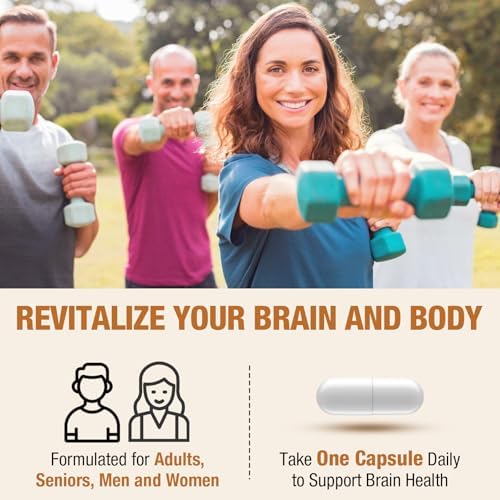 Suplementos Liposomales para el Cerebro - Plasmalógeno con Cúrcuma y Vitamina E para Mejor Absorción - Salud Cognitiva para Adultos y Mayores, 60 - imagen 7