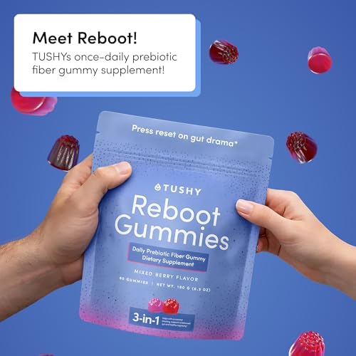 Gomitas Veganas TUSHY Reboot de Fibra - Reset Digestivo Diario para Inflamación, Regularidad y Salud Digestiva. 4g de Fibra Prebiótica en Sabor - imagen 2