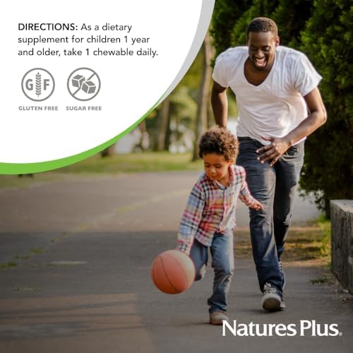 NaturesPlus GI Probiotico Natural para Niños, Sabor Berry Mixto - 30 Chicles - Salud Digestiva e Inmunológica - Sin Gluten - 30 Porciones - imagen 5