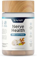 Suplemento para la Salud Nerviosa Snap Supplements con Melena de León, Cúrcuma Orgánica y Hierbas – Suplemento para Neuropatía, Claridad Mental y - imagen 1