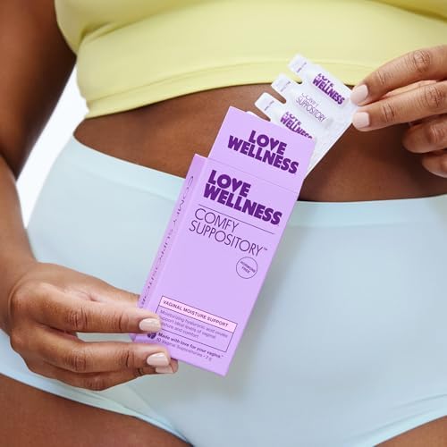 Suplemento Comfy de Love Wellness | Supositorio Vaginal Hidratante | Libre de Hormonas con Ácido Hialurónico y Hongo Tremella para la Sequedad - imagen 6