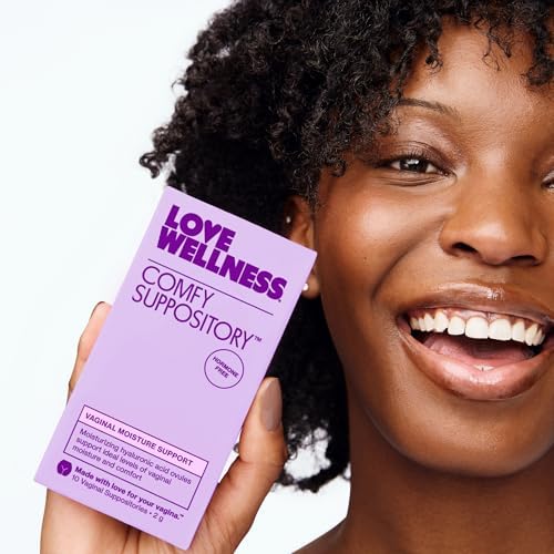 Suplemento Comfy de Love Wellness | Supositorio Vaginal Hidratante | Libre de Hormonas con Ácido Hialurónico y Hongo Tremella para la Sequedad - imagen 7