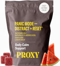 Gomitas PROXY para Alivio Rápido del Estrés | Relajación Mental Natural con Kava Kava y Bálamo de Limón | Sabor Natural a Sandía (30 piezas) - imagen 1