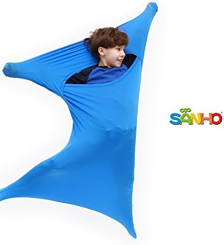 Calcetín Sensorial Premium SANHO, Versión Actualizada, Mediano, 50 L x 24 W, Ideal para altura: 46-54, Azul - imagen 1