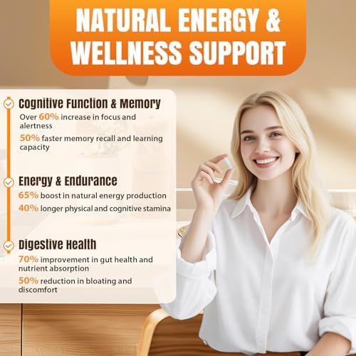 Suplementos para la Memoria y Concentración, Complejo de Hongos 20 en 1 con Melena de León, Reishi, Cola de Pavo, Cordyceps y Shiitake, 120 Cápsulas - imagen 6