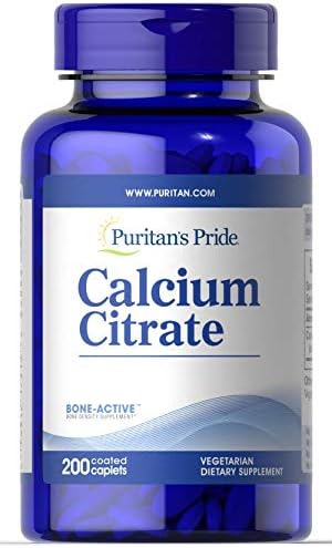 Calcio Citrato Puritan's Pride 200 mg, 200 Cápsulas - imagen 1