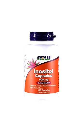 Inositol 500mg NOW Foods, 100 Cápsulas (Paquete de 3) - imagen 2