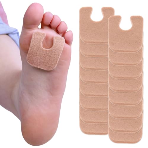 Aetna Foot Products - Almohadillas Adhesivas en Forma de U para Callos o Dedos, Paquete de 100, 1/8 de Grosor - imagen 1