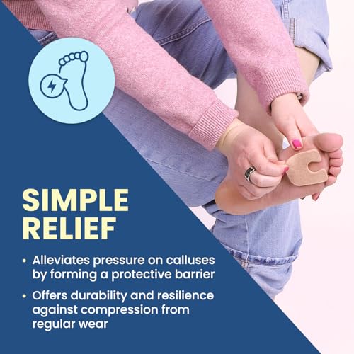 Aetna Foot Products - Almohadillas Adhesivas en Forma de U para Callos o Dedos, Paquete de 100, 1/8 de Grosor - imagen 3