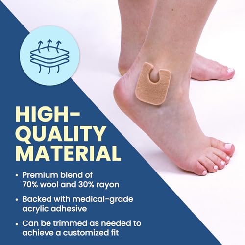 Aetna Foot Products - Almohadillas Adhesivas en Forma de U para Callos o Dedos, Paquete de 100, 1/8 de Grosor - imagen 5