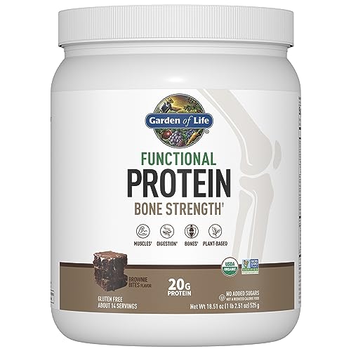 Garden of Life Proteína Vegana Orgánica en Polvo, 20g de Proteína Vegetal, Sabor Brownie Bites, 14 Porciones, con Calcio, D3, K2 MK-7 y Magnesio - imagen 2