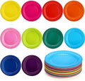 Platos de Papel Desechables Nicunom 150 Pzs, 9 Platos de Postre Coloridos para Fiestas, Cumpleaños, Picnics y Baby Showers, 10 Colores - imagen 1